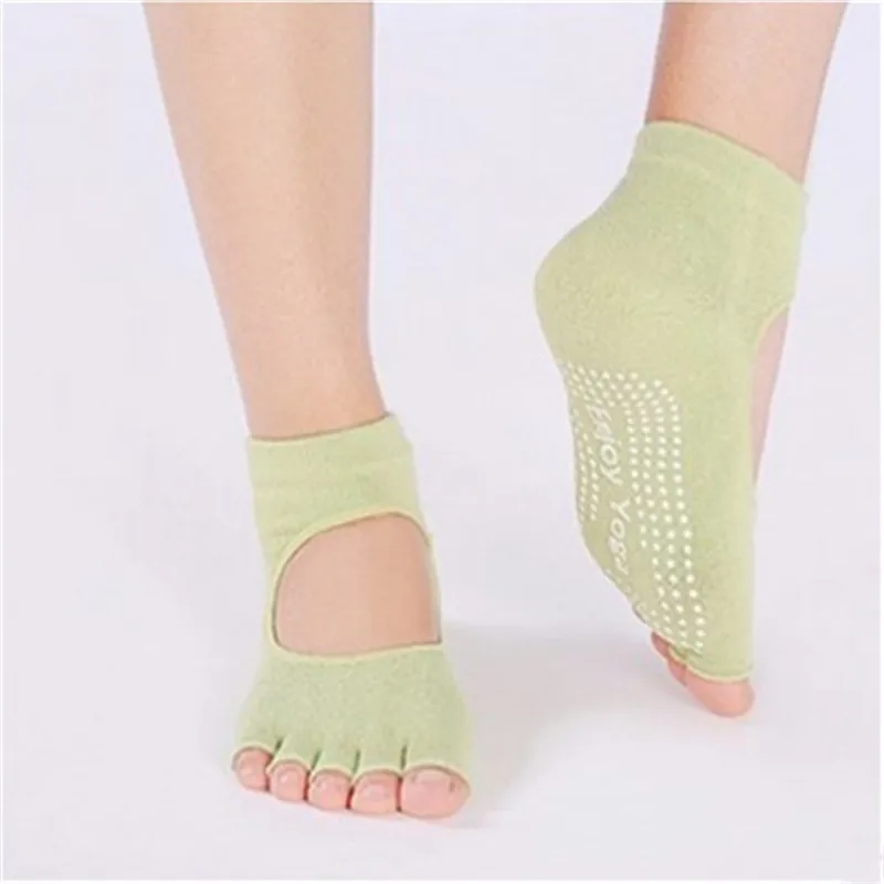 

Spring Summer Women Digging Holes Bare Back Toe Socks Anti-slip Spots Lady's Five-finger Socks Funny Socks Pokemon