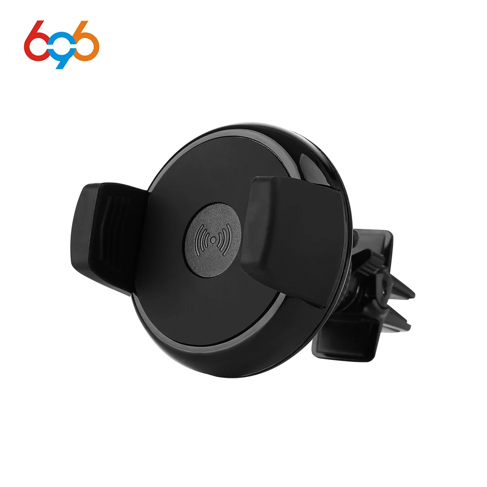 

696 QI Car Wireless Charger Phone Holder for iPhone 8 X Samsung Galaxy S8 Note 8 5W