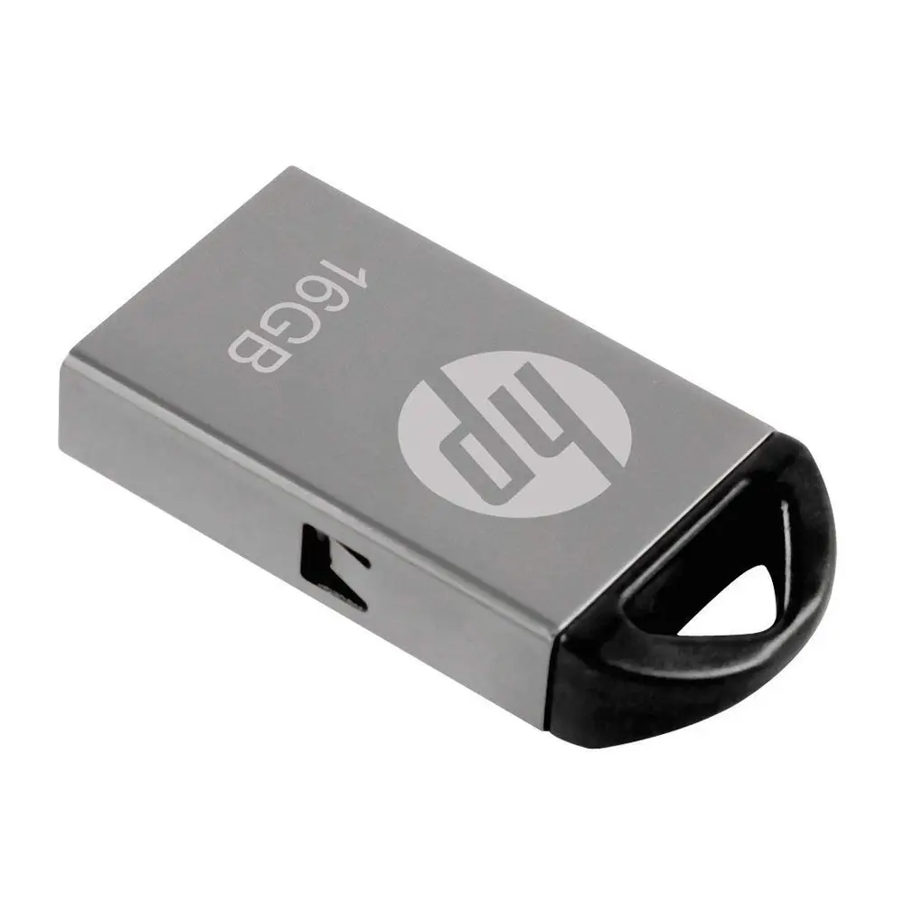 Original HP 16GB 32GB USB 2.0 Flash Drive Metal Pendrive V221W Mini Cle USB Disk on key for Student Pen drive Vehicle Memory USB (3)