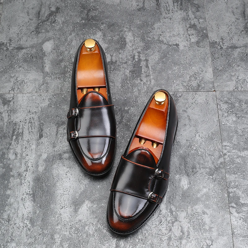 Meilleur Yomior 2018 Hommes Occasionnels En Cuir Chaussures De Mode Britannique Appartements Confortables Hommes D affaires Chaussures Habillées Formelles Fête De Mariage Oxfords