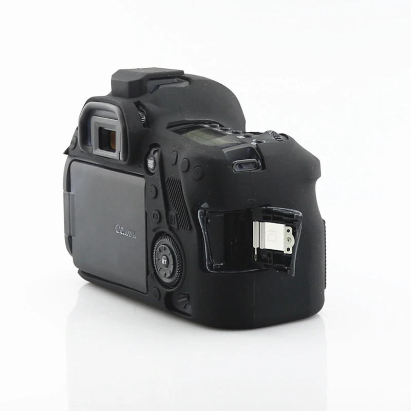 camera case NEW Soft Silicone Case Camera Protective Body Bag For canon eos 6DII 6D Mark II Rubber Cover Battery Openning 6D2 Camera Bag camera bag purse