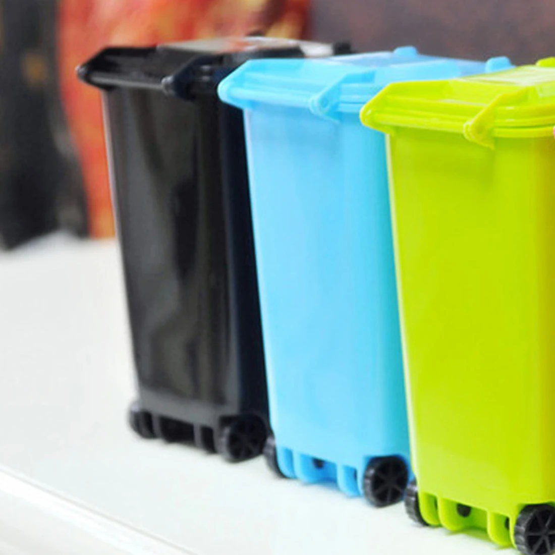 Great Trash Bin Trash Can And Recycling Mini Storage Bin Pen Holder Car