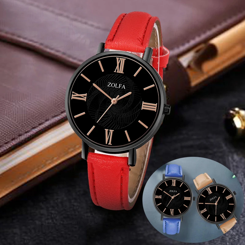 

Casual Simple Watches Classic Fashion Quartz Wristwatch Clock Women Pattern Casual Metal Ladies WristWatch Relogio Feminino