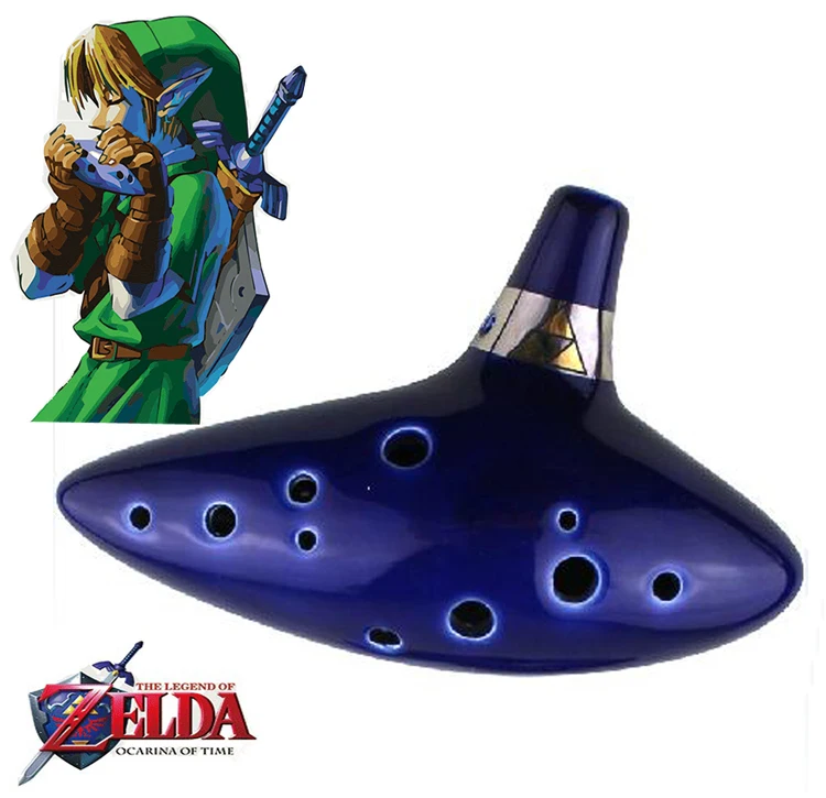 The Legend of Zelda flute Ocarina cosplay props accessories in Costume