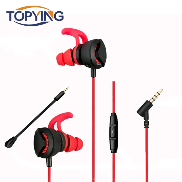 TOPYING Portable In-Ear Gaming Headset Stereo Bass PC Game Earphones with Microphone for Computer PS4 New Xbox One TOPYING Portable In-Ear Gaming Headset Stereo Bass PC Game Earphones with Microphone for Computer PS4 New Xbox One