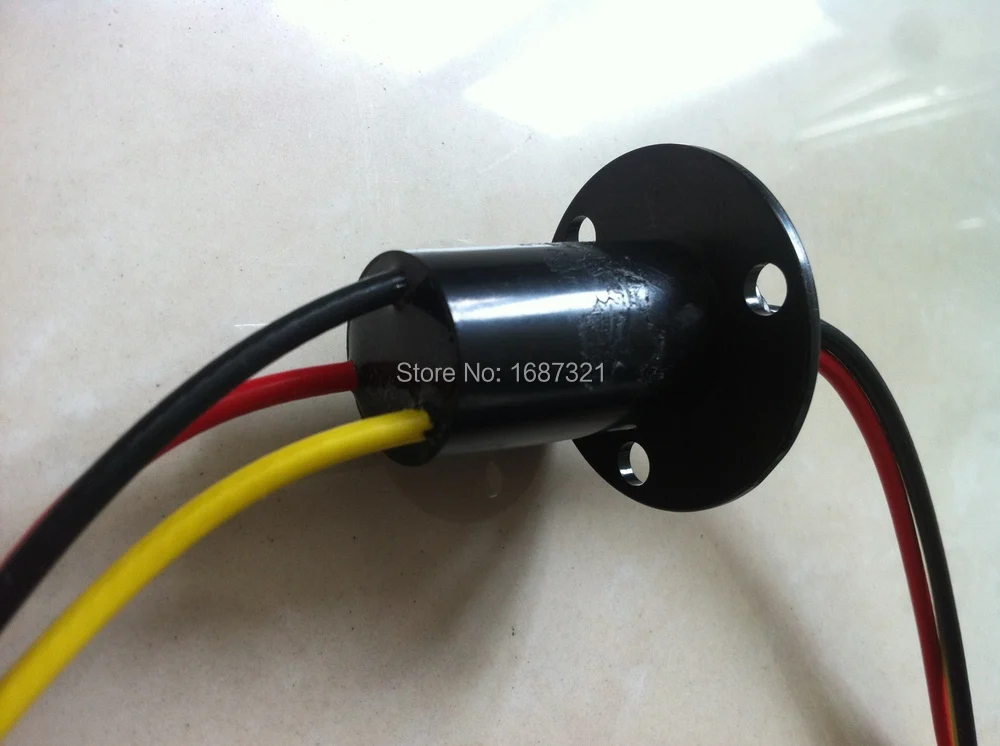 

3 Wires/Circuits*30A 22mm wind generator slip ring wind turbine slip ring ,Rotating Connector capsule slip ring