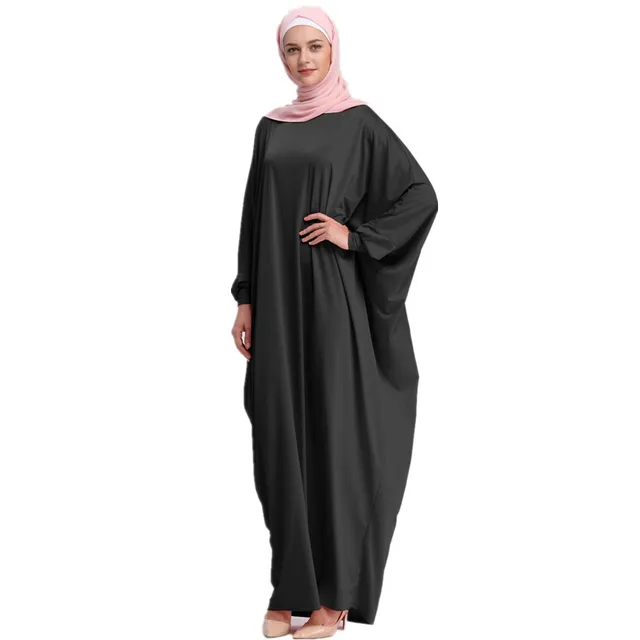 Aliexpress.com : Buy Muslim adult bat sleeve maxi abaya Arab Fashion ...