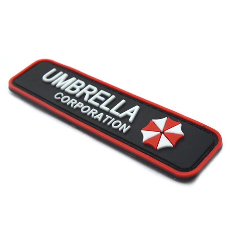 

Resident Evil Umbrella Corporation Logo Chest Tab 3d Pvc Patch Resident Evil Series Pvc Badge Resident Evil Series PVC Badge