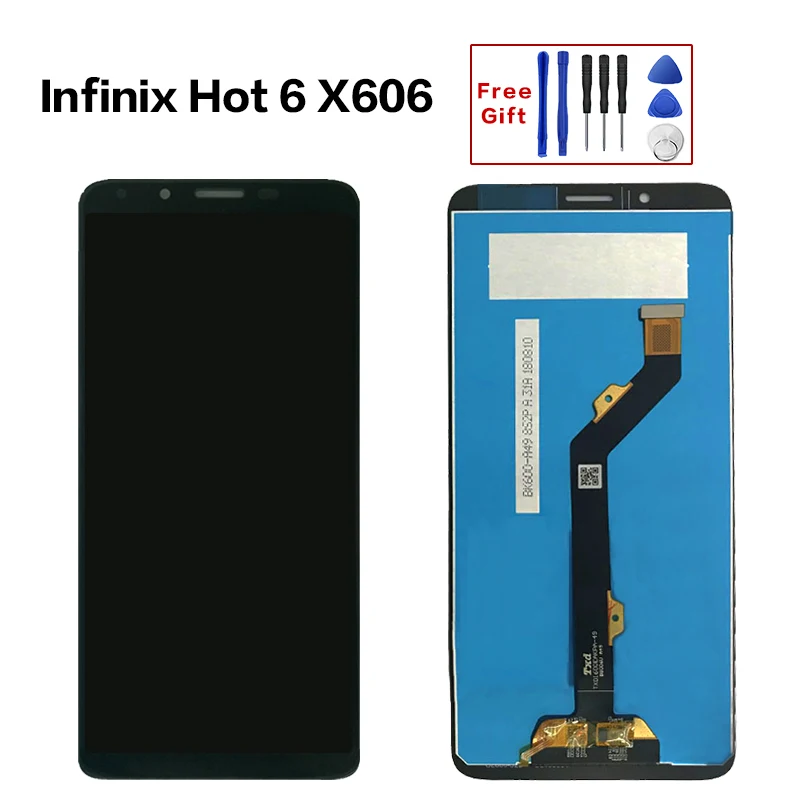 

for Infinix Hot 6 X606 LCD Display Touch Panel Assembly Infinix X606 Screen Display 100% Tested Fast Shipping