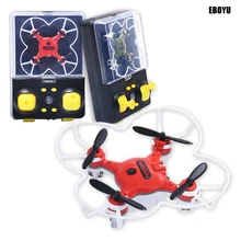 EBOYU QS5017 мини UAV гироскоп RC нано-Дрон многоцветный светодиодный свет 3D флип Безголовый режим RC Квадрокоптер Дрон RTF