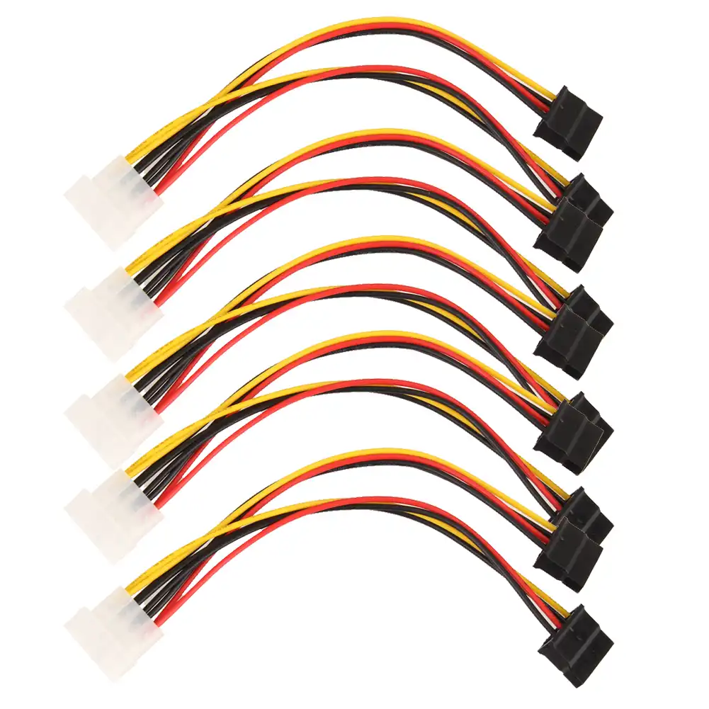 5 шт./упаковка адаптер питания для жесткого диска 15 см|adapter cable|ide malehdd power |