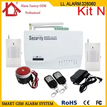 Беспроводная GSM охранная сигнализация система домашней сигнализации