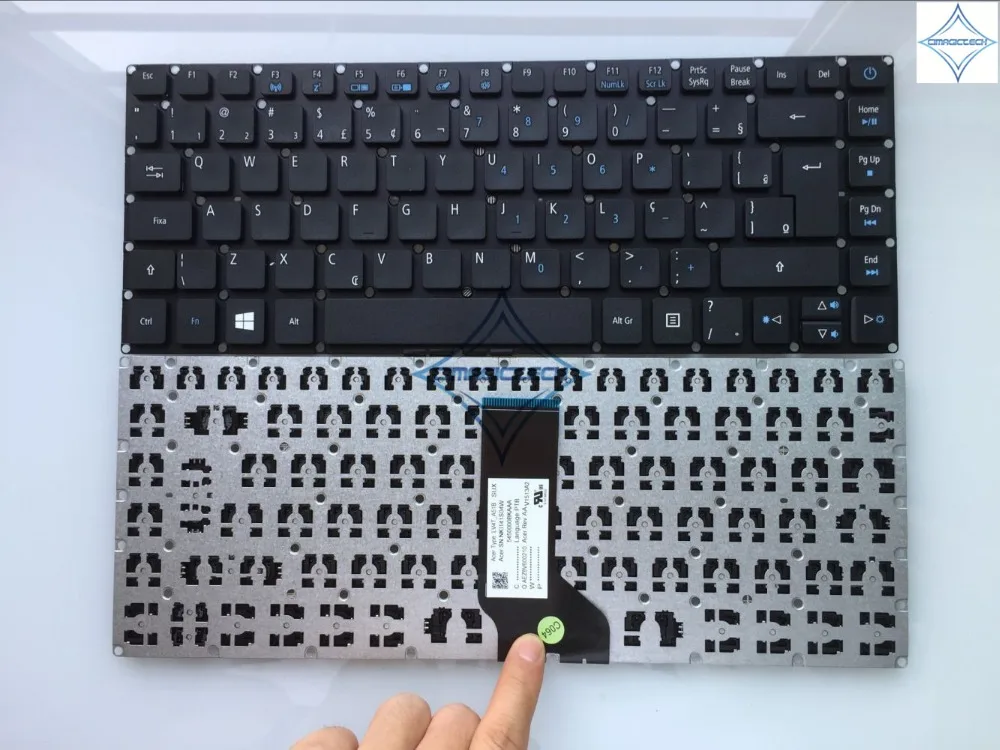 new for Acer Aspire E5-473 E15 E5-573G 582P 573G-56AV 507H 54G6 BR Brazil portuguese laptop keyboard teclado without frame new for Acer Aspire E5-473 E15 E5-573G 582P 573G-56AV 507H 54G6 BR Brazil portuguese laptop keyboard teclado without frame