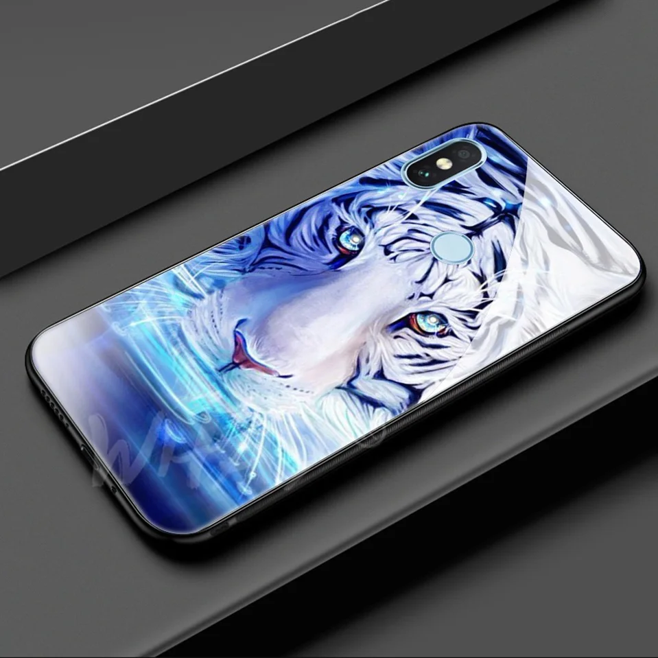 Tempered Glass Case For Xiaomi Redmi Note 5 Pro 4X Coque Silicone Luxury Back Cover Case For Xiomi Xiaomi Mi A1 8 Redmi 5 Plus   (9)