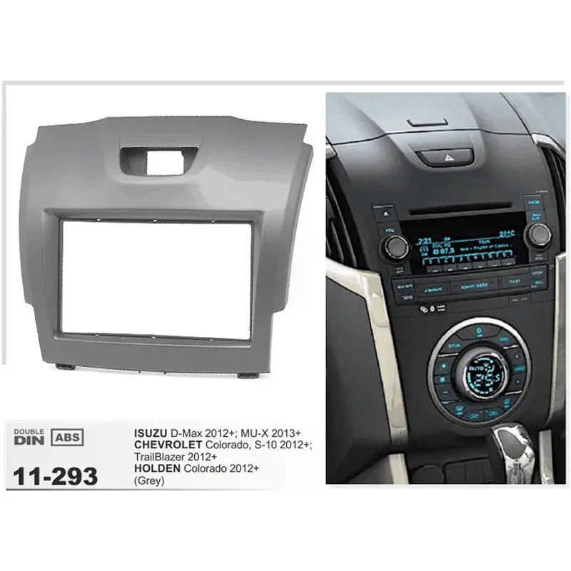 Автомобильный DVD стерео отделка панели рамка Комплект для Isuzu D-Max/Chevrolet TraiBlazer/Holden Rodeo/Colorado