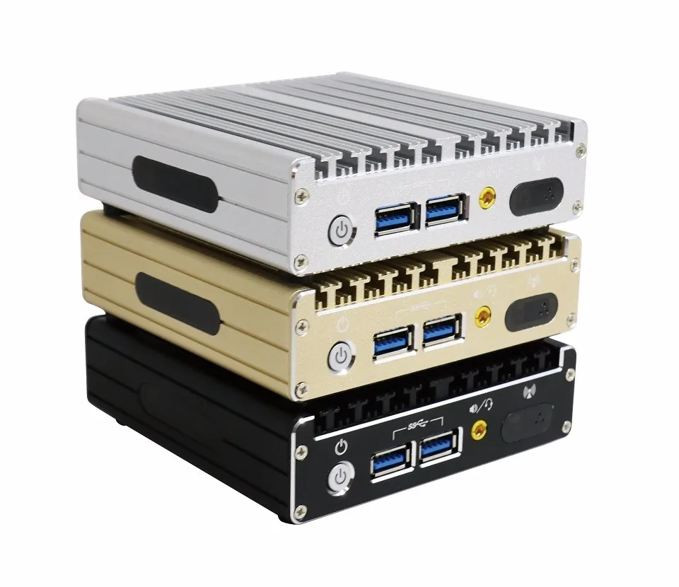 NUC Core Fanless Mini PC i5 5200U i5 5300U i7 5500U i7 4602Y with 1 Mini