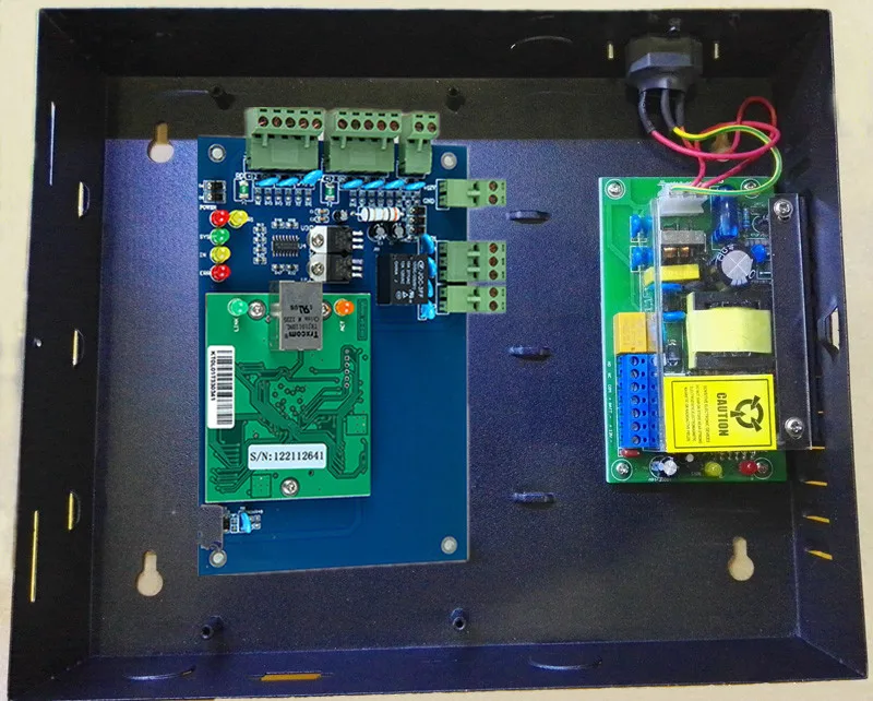 1 Door TCP/IP Access Control Board With Metal Power Supply Box TCP/IP One Door Two way Access Control Panel With Free Software 1 Door TCP/IP Access Control Board With Metal Power Supply Box TCP/IP One Door Two way Access Control Panel With Free Software