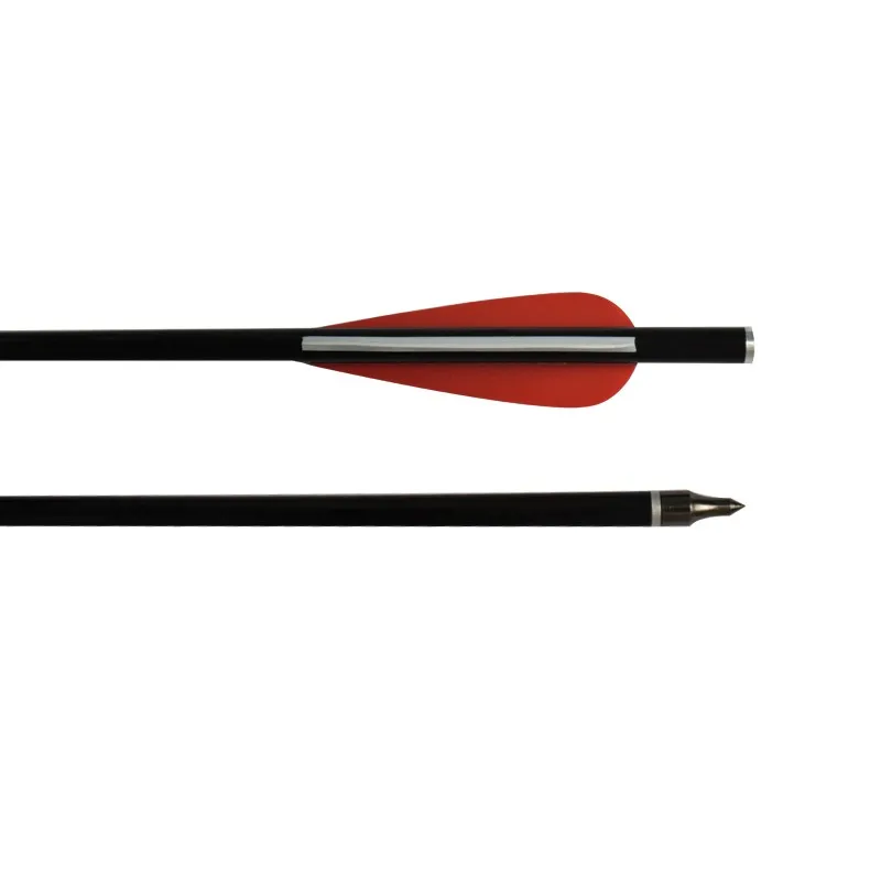 12PK Fiberglass Crossbow Bolts 16/" Hunting Arrow Flat Knock 100 Grain Tips Sport