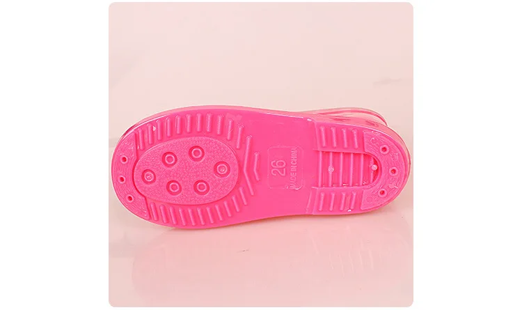 Новая детская непромокаемая обувь для мальчиков и девочек, Нескользящие непромокаемые сапоги, дышащая резиновая обувь для малышей, детские сапоги, Студенческая обувь для воды 019