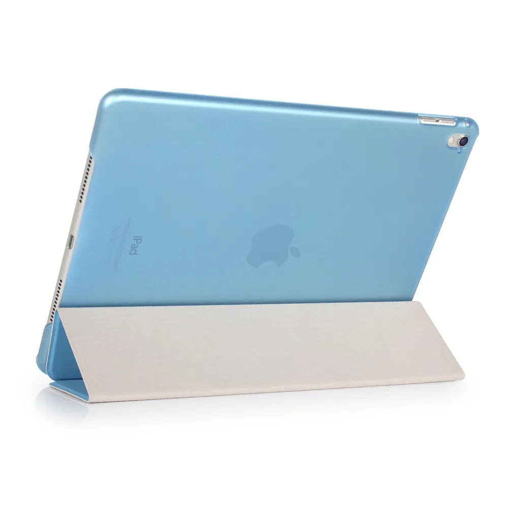 Ultra Slim Tri-Fold Кожа PU с Кристалл Крепко Подпирает Смарт Крышка Случая Стойки для iPad Air 2 iPad Pro 9.7