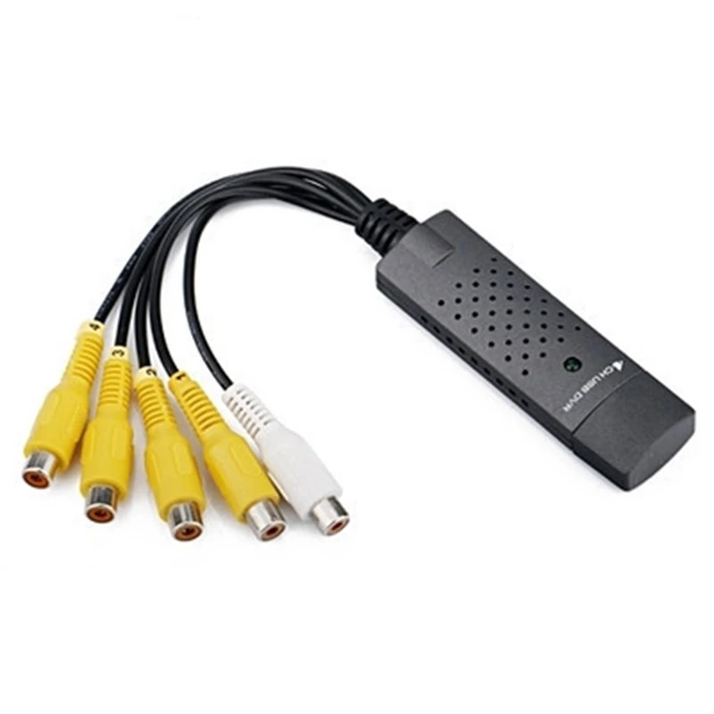 USB карта захвата для AV монитора камеры видео стержень 4 1 канал аудио|DVR-карты| |