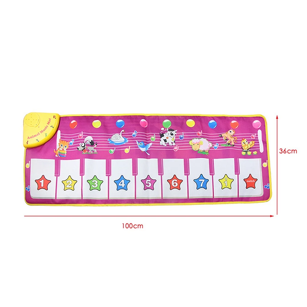  Surwish Animal Pattern Baby Touch Play Keyboard Musical Toys Music Carpet Mat Blanket Early Educati
