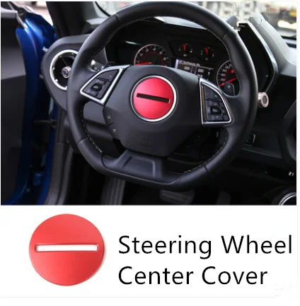 Красный весь набор интерьерных украшений, окно Swith, сиденье рулевого колеса, кнопка регулировки рамы для Chevrolet Camaro AAA035 - Название цвета: D