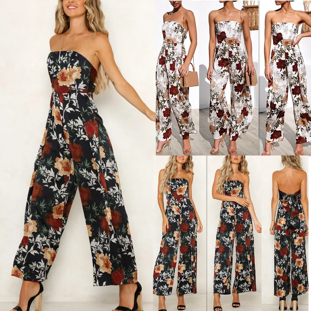 strapless jumpsuit summer