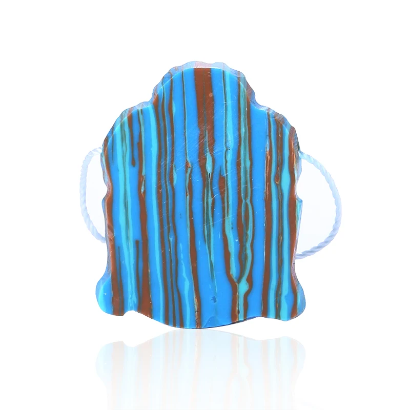 Резные rainbow Jasper кулон в виде головы Будды из бисера, 31x24x11 мм, 11,1 г