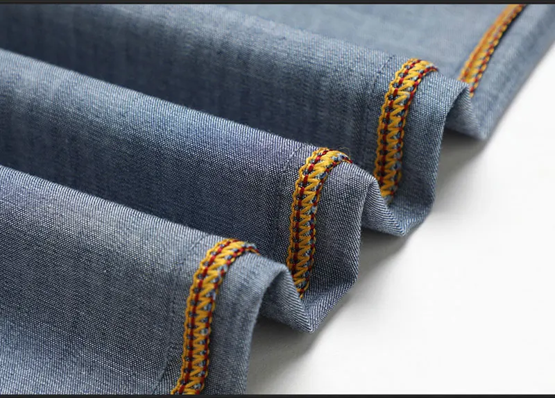 2019 Spring Summer JEEP Brand Cotton Jean Elastic Mens Casual Full Length European American Jeans Cotton Pants Fashion Trousers (43)