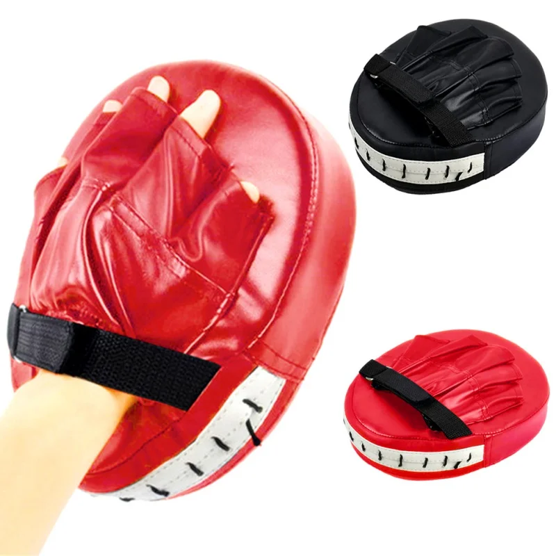 Перчатки из кожи пу для бокса Sparring Kick Fight Marate MMA Target Pad Тайский Бокс Каратэ тренировочные пады с рисунком Guantes de boxeo