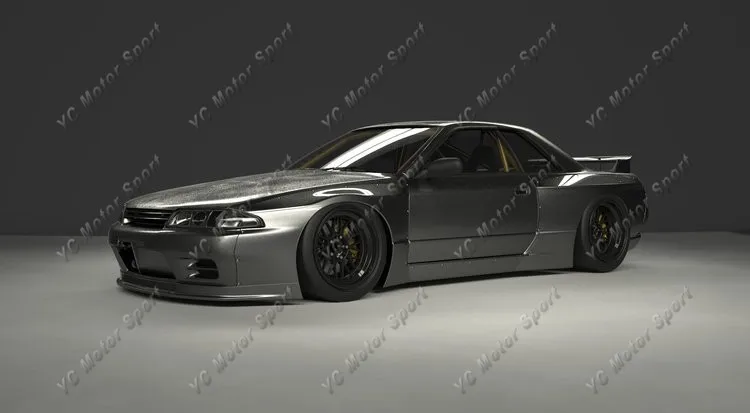1989-1994 Nissan Skyline 1989-1994 Nissan Skyline R32 GTR Pandem Style Style Wide Body Kit FRP (13)
