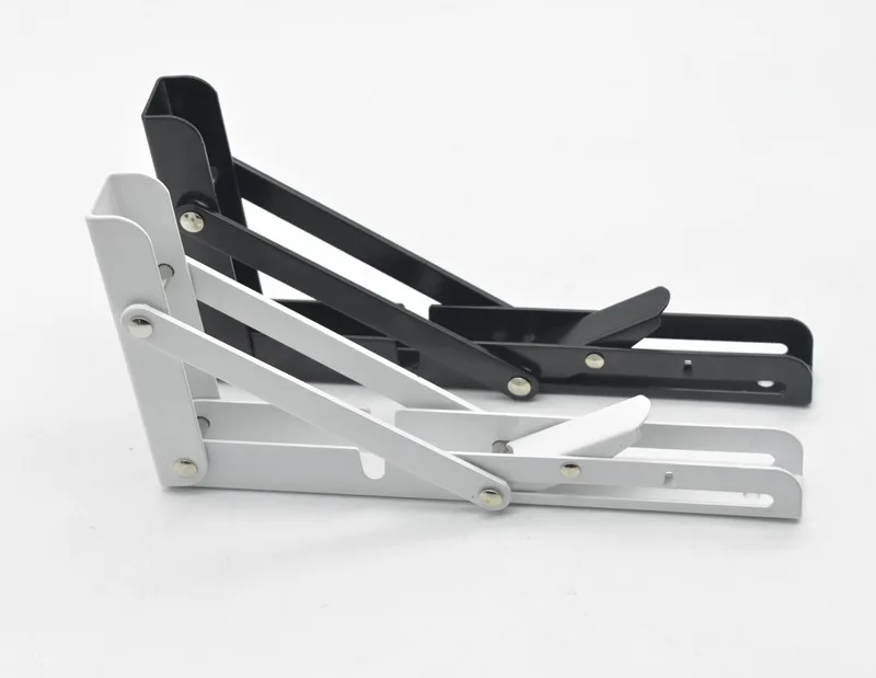 

2Pcs 8-12Inch Triangle Folding Angle Bracket Adjustable Wall Mounted Durable Bearing Shelf Bracket DIY Home Table Bench