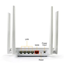 dual-band office/home 5ghz wifi router 1200mbps Wireless Wlan Repeater 802.11ac high power wifi range extender 4*5dbi ante