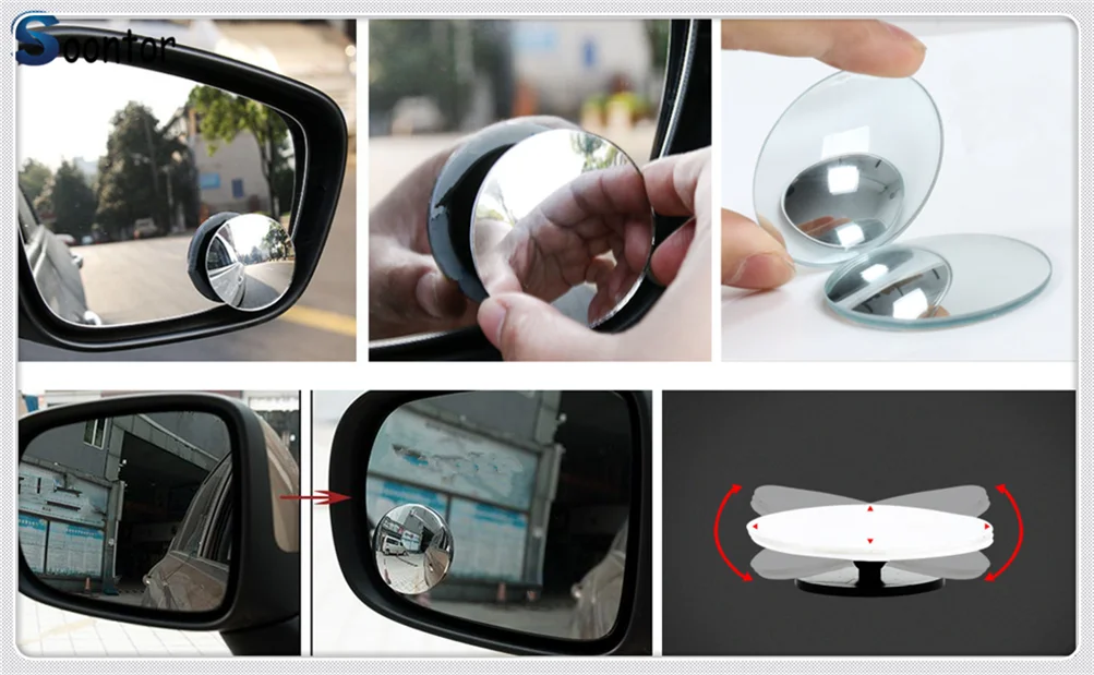 

Car rear view blind spot mirror wide angle lens For Ford Focus MK2 MK3 MK4 kuga Escape Fiesta Ecosport Mondeo Fusion