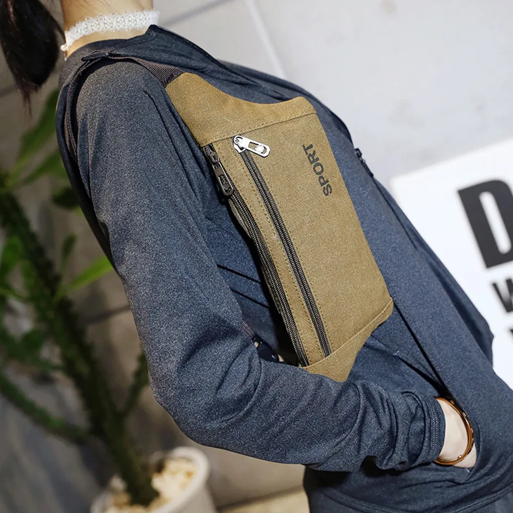 

Waist Bag Portable Fanny Pack For Men Women Change Coin Cheat Purse Belt Phone Pack Anti-theft Thin Bum Hip Bag