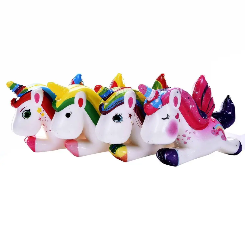 Новинка Kawaii Jumbo Squeeze Toys Детские красочные медленно поднимающиеся антистрессовые