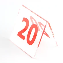 1-60 номера Кофе питья магазин отеля чат крючок номер знак, этикетка Настольный акрил предупредить Таблица tablet знак доски