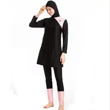 Maillot De Bain хиджаб Femme плюс Размеры Буркини купальники Для женщин скромный купальник мусульманская шить исламическое плавание костюм 4XL