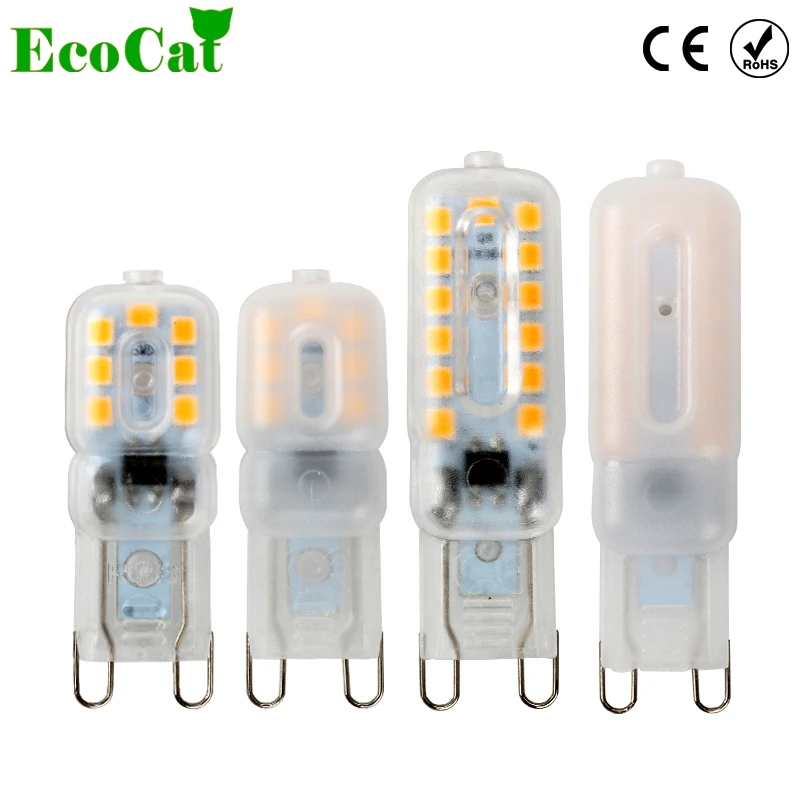 G4 G9 LED bulb 220V 3W 5W Corn Bulb SMD 2835 Spotlight For Crystal Chandelier