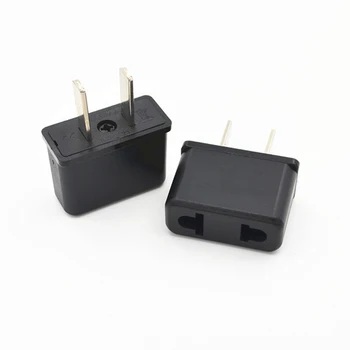 

10pcs/lot Universal European EURO EU to US USA Travel Adapter Converter Power Plug Adaptor Converter Japan Brazil Travel tools