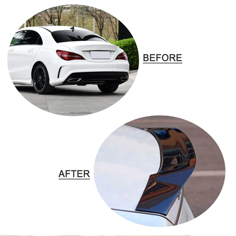 Спойлер на багажник из углеродного волокна для Mercedes Benz CLA Class W117 CLA180 200 250 CLA45 AMG 2013