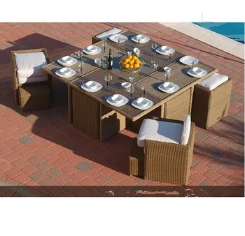 

New arrival discount outdoor garden dining sofa set furniture