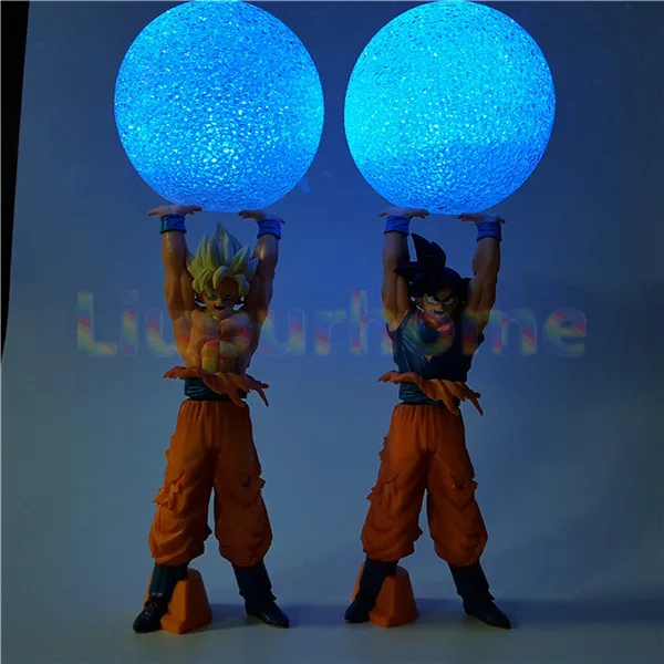 Dragon Ball Z Сон Гоку дух бомба DIY светодиодный ночной Светильник s лампа аниме Dragon Ball DBZ светодиодный светильник Рождественский Декор