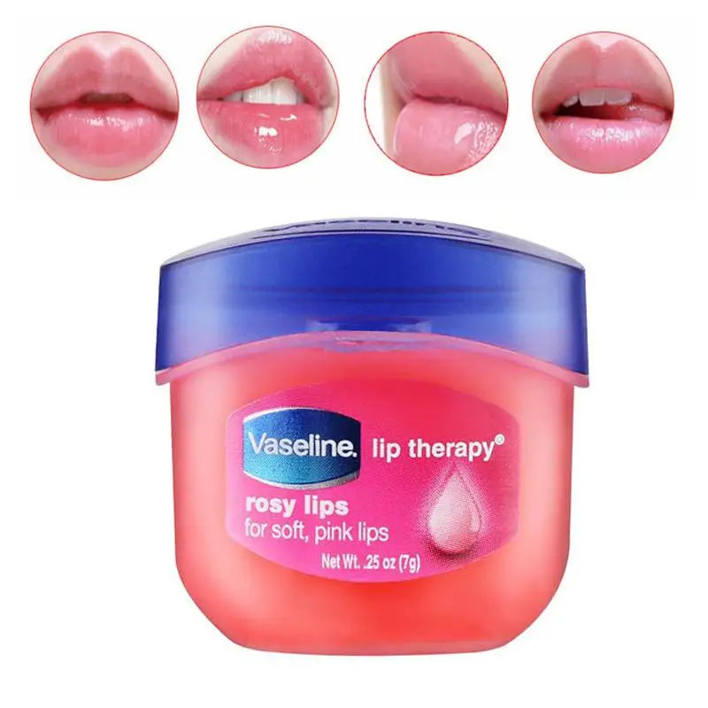 

100% Pure Vaseline Lip Balm Petroleum Jelly Natural Moisturizing Cream Original Cocoa butter Creme Brulee Balsam lip moisturizer