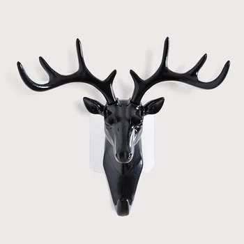 

Antlers American Home Decoration Hook Wall Rack Creative Wall Personality Deer Head Wall Key Frame