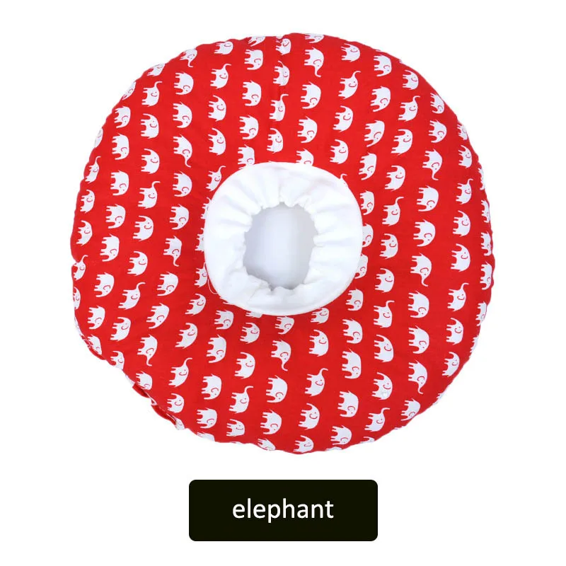 elephant Elizabeth круг-воротник, хлопок, для собак, защитные ошейники для шеи, для заживления ран, для собак, для шеи, инструменты для восстановления конуса, 1 шт., товары для домашних животных - Цвет: elephant