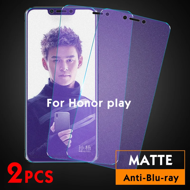 2 шт./лот матовое закаленное стекло для Huawei Honor Play 10 8x max Защита экрана honor play