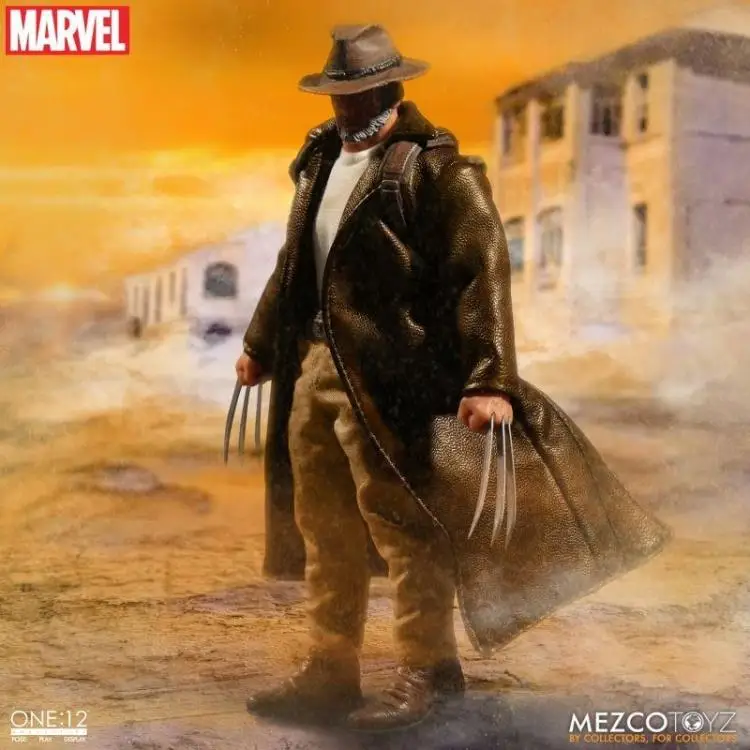 Mezco Ant Marvel стареющий старый Джеймс Логан ховлетт Росомаха 3 Аниме фигурки модель игрушки для коллекционера 6 дюймов