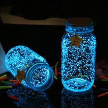 Светящийся гравий светящийся фосфоресцирующий песок аквариум флуоресцентные частицы вечерние украшения DIY светится в темноте